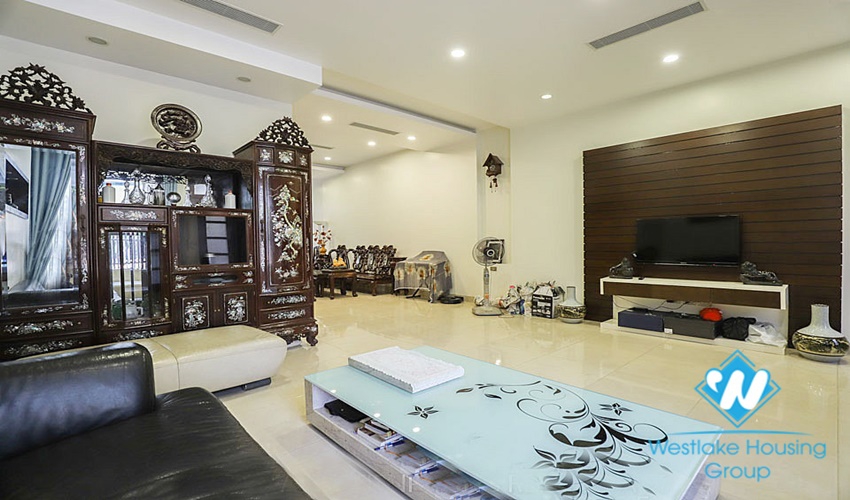 Newly furnished three-storey four-bedroom semi-detached villa for rent